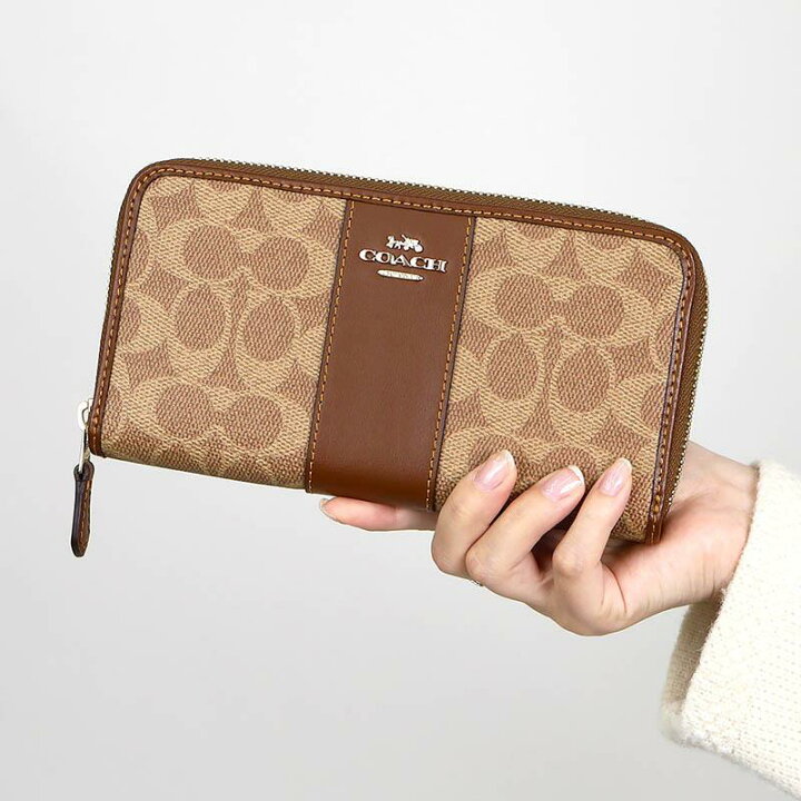 楽天市場】コーチ COACH 財布 レディース 女性 長財布 ラウンド 