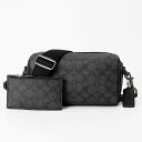コーチ COACH ショルダーバッグ メンズ レディース シグネチャー アクセル クロスボディバッグ ブラック系 CV762 QBMI5 | コンビニ受取 ブランド