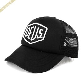 デウスエクスマキナ Deus Ex Machina 帽子 メンズ Baylands Trucker ロゴ メッシュ キャップ ブラック DMS07875 BLACK/WHITE | コンビニ受取 ブランド
