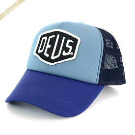 デウス・エクス・マキナ Deus Ex Machina 帽子 メンズ ロゴ メッシュキャップ マルチカラー ブルー系 DMS07875 BLUE NAVY | コンビニ受取 ブランド