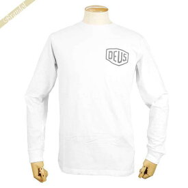 デウス・エクス・マキナ Deus Ex Machina Tシャツ 長袖 メンズ バックロゴ ［Sサイズ/Mサイズ/Lサイズ］ ホワイト T-DMA61831B WHITE | コンビニ受取 ブランド