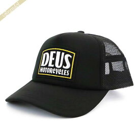 デウス・エクス・マキナ Deus Ex Machina 帽子 メンズ ロゴ メッシュキャップ ブラック DMP2271541 BLACK | コンビニ受取 ブランド