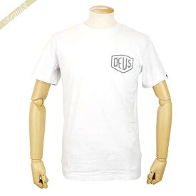 デウス・エクス・マキナ Deus Ex Machina Tシャツ メンズ 半袖 バックロゴ ［Sサイズ/Mサイズ/Lサイズ］ ホワイト T-DMW41808C WHITE | コンビニ受取 ブランド