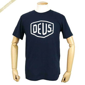 デウス・エクス・マキナ Deus Ex Machina Tシャツ メンズ 半袖 ロゴ ［Sサイズ/Mサイズ/Lサイズ］ ネイビー T-DMW41808E NAVY | コンビニ受取 ブランド