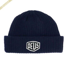デウス・エクス・マキナ Deus Ex Machina 帽子 メンズ ロゴ ビーニー ニットキャップ ネイビー DMW47269 NAVY | コンビニ受取 ブランド