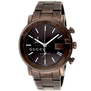 �O�b�` GUCCI �r���v �����Y G�N���m G-Chrono �N���m�O���t 44mm �u���E�� YA101341 | �u�����h