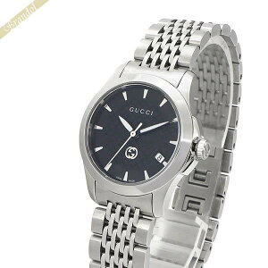�O�b�` GUCCI �r���v ���f�B�[�X G�^�C�����X G-Timeless 27mm �u���b�N×�V���o�[ YA1265006 | �u�����h
