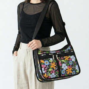 ���X�|�[�g�T�b�N LeSportsac �V�����_�[�o�b�O ���f�B�[�X DELUXE EVERYDAY BAG �ԕ� �}���`�J���[ �u���b�N 7507 E833 | �u�����h