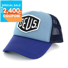デウス・エクス・マキナ Deus Ex Machina 帽子 メンズ ロゴ メッシュキャップ マルチカラー ブルー系 DMS07875 BLUE NAVY | コンビニ受取 ブランド【最大2400円クーポン7/9 18:59迄】