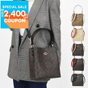 コーチ COACH ショルダーバッグ レディース シグネチャー 2way 縦型 ミニトートバッグ ［ベージュ/ブラウン/レッド］ 2312 | コンビニ受取 ブランド【最大2400円クーポン7/9 18:59迄】