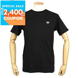 デウス・エクス・マキナ Deus Ex Machina Tシャツ メンズ 半袖 ワンポイント ロゴ ［Sサイズ/Mサイズ/Lサイズ］ ブラック T-DMF201877 BLACK | コンビニ受取 ブランド【最大2400円クーポン7/9 18:59迄】