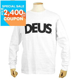 デウス・エクス・マキナ Deus Ex Machina Tシャツ 長袖 メンズ ロゴ ［Sサイズ/Mサイズ/Lサイズ］ ホワイト DMF81530 WHITE | コンビニ受取 ブランド【最大2400円クーポン7/9 18:59迄】