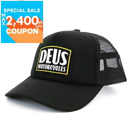 デウス・エクス・マキナ Deus Ex Machina 帽子 メンズ ロゴ メッシュキャップ ブラック DMP2271541 BLACK | コンビニ受取 ブランド【最大2400円クーポン7/9 18:59迄】