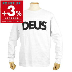 デウス・エクス・マキナ Deus Ex Machina Tシャツ 長袖 メンズ ロゴ ［Sサイズ/Mサイズ/Lサイズ］ ホワイト DMF81530 WHITE | コンビニ受取 ブランド【ポイント3倍_7/12 10:59迄】