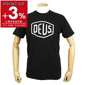 デウス・エクス・マキナ Deus Ex Machina Tシャツ メンズ 半袖 ロゴ ［Sサイズ/Mサイズ/Lサイズ］ ブラック T-DMW41808E BLACK | コンビニ受取 ブランド【ポイント3倍_7/12 10:59迄】