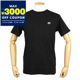 デウス・エクス・マキナ Deus Ex Machina Tシャツ メンズ 半袖 ワンポイント ロゴ ［Sサイズ/Mサイズ/Lサイズ］ ブラック T-DMF201877 BLACK | コンビニ受取 ブランド【最大3000円クーポン7/14 11:59迄】
