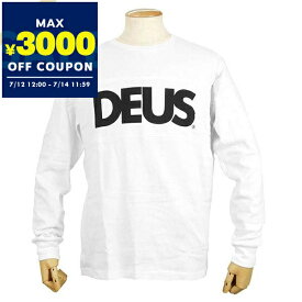 デウス・エクス・マキナ Deus Ex Machina Tシャツ 長袖 メンズ ロゴ ［Sサイズ/Mサイズ/Lサイズ］ ホワイト DMF81530 WHITE | コンビニ受取 ブランド【最大3000円クーポン7/14 11:59迄】