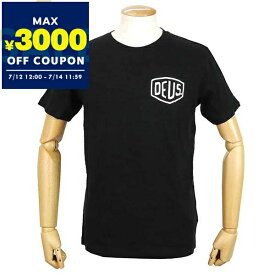 デウス・エクス・マキナ Deus Ex Machina Tシャツ メンズ 半袖 バックロゴ ［Sサイズ/Mサイズ/Lサイズ］ ブラック T-DMW41808C BLACK | コンビニ受取 ブランド【最大3000円クーポン7/14 11:59迄】