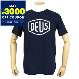 デウス・エクス・マキナ Deus Ex Machina Tシャツ メンズ 半袖 ロゴ ［Sサイズ/Mサイズ/Lサイズ］ ネイビー T-DMW41808E NAVY | コンビニ受取 ブランド【最大3000円クーポン7/14 11:59迄】