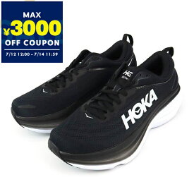 ホカオネオネ HOKA ONE ONE スニーカー メンズ ボンダイ8 BONDI 8 ［25.5cm / 26.0cm / 26.5cm / 27.0cm / 27.5cm / 28.0cm］ ブラック 1123202 BLACK/BLACK | ブラン【最大3000円クーポン7/14 11:59迄】