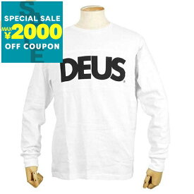 デウス・エクス・マキナ Deus Ex Machina Tシャツ 長袖 メンズ ロゴ ［Sサイズ/Mサイズ/Lサイズ］ ホワイト DMF81530 WHITE | コンビニ受取 ブランド【最大2000円クーポン7/17 23:59迄】