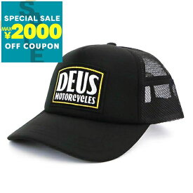 デウス・エクス・マキナ Deus Ex Machina 帽子 メンズ ロゴ メッシュキャップ ブラック DMP2271541 BLACK | コンビニ受取 ブランド【最大2000円クーポン7/17 23:59迄】