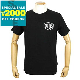 デウス・エクス・マキナ Deus Ex Machina Tシャツ メンズ 半袖 バックロゴ ［Sサイズ/Mサイズ/Lサイズ］ ブラック T-DMW41808C BLACK | コンビニ受取 ブランド【最大2000円クーポン7/17 23:59迄】