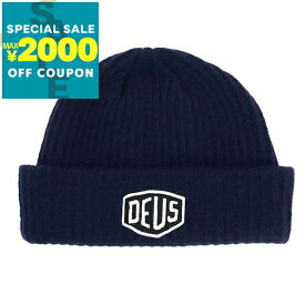 デウス・エクス・マキナ Deus Ex Machina 帽子 メンズ ロゴ ビーニー ニットキャップ ネイビー DMW47269 NAVY | コンビニ受取 ブランド【最大2000円クーポン7/17 23:59迄】