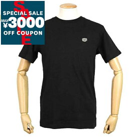 デウス・エクス・マキナ Deus Ex Machina Tシャツ メンズ 半袖 ワンポイント ロゴ ［Sサイズ/Mサイズ/Lサイズ］ ブラック T-DMF201877 BLACK | コンビニ受取 ブランド【最大3000円クーポン7/22 23:59迄】