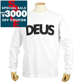デウス・エクス・マキナ Deus Ex Machina Tシャツ 長袖 メンズ ロゴ ［Sサイズ/Mサイズ/Lサイズ］ ホワイト DMF81530 WHITE | コンビニ受取 ブランド【最大3000円クーポン7/22 23:59迄】