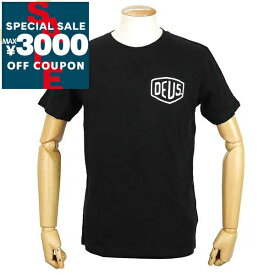 デウス・エクス・マキナ Deus Ex Machina Tシャツ メンズ 半袖 バックロゴ ［Sサイズ/Mサイズ/Lサイズ］ ブラック T-DMW41808C BLACK | コンビニ受取 ブランド【最大3000円クーポン7/22 23:59迄】