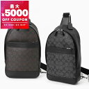 コーチ COACH ボディバッグ メンズ シグネチャー メッセンジャー ［ブラック/ブラウン］ F54787 | コーチアウトレット コンビニ受取 ブランド【最大5000円クーポン8/6 10:59迄】