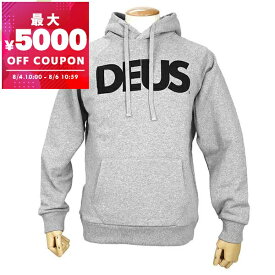 デウス・エクス・マキナ Deus Ex Machina パーカー メンズ ロゴ フーディ ［Sサイズ/Mサイズ/Lサイズ］ グレー DMF88526 GREY MARLE | コンビニ受取 ブランド【最大5000円クーポン8/6 10:59迄】