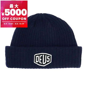 デウス・エクス・マキナ Deus Ex Machina 帽子 メンズ ロゴ ビーニー ニットキャップ ネイビー DMW47269 NAVY | コンビニ受取 ブランド【最大5000円クーポン8/6 10:59迄】