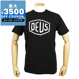 デウス・エクス・マキナ Deus Ex Machina Tシャツ メンズ 半袖 ロゴ ［Sサイズ/Mサイズ/Lサイズ］ ブラック T-DMW41808E BLACK | コンビニ受取 ブランド【最大3500円クーポン8/8 23:59迄】