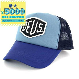 デウス・エクス・マキナ Deus Ex Machina 帽子 メンズ ロゴ メッシュキャップ マルチカラー ブルー系 DMS07875 BLUE NAVY | コンビニ受取 ブランド【最大5000円クーポン8/11 10:59迄】