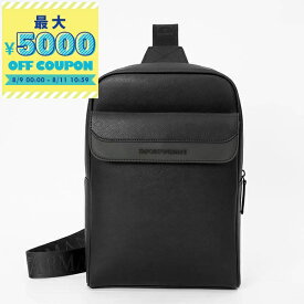 エンポリオアルマーニ EMPORIO ARMANI ボディバッグ メンズ 縦型 スクエア ワンショルダー ブラック Y4O453 YQ75I 81973 | コンビニ受取 ブランド【最大5000円クーポン8/11 10:59迄】