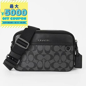 コーチ COACH ショルダーバッグ メンズ シグネチャー グラハム クロスボディ ブラック系 C4149 QBMI5 | コンビニ受取 ブランド【最大5000円クーポン8/11 10:59迄】