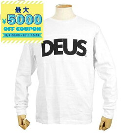 デウス・エクス・マキナ Deus Ex Machina Tシャツ 長袖 メンズ ロゴ ［Sサイズ/Mサイズ/Lサイズ］ ホワイト DMF81530 WHITE | コンビニ受取 ブランド【最大5000円クーポン8/11 10:59迄】