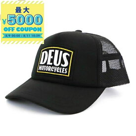 デウス・エクス・マキナ Deus Ex Machina 帽子 メンズ ロゴ メッシュキャップ ブラック DMP2271541 BLACK | コンビニ受取 ブランド【最大5000円クーポン8/11 10:59迄】