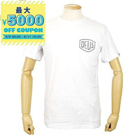 デウス・エクス・マキナ Deus Ex Machina Tシャツ メンズ 半袖 バックロゴ ［Sサイズ/Mサイズ/Lサイズ］ ホワイト T-DMW41808C WHITE | コンビニ受取 ブランド【最大5000円クーポン8/11 10:59迄】