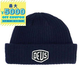 デウス・エクス・マキナ Deus Ex Machina 帽子 メンズ ロゴ ビーニー ニットキャップ ネイビー DMW47269 NAVY | コンビニ受取 ブランド【最大5000円クーポン8/11 10:59迄】