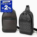 コーチ COACH ボディバッグ メンズ シグネチャー メッセンジャー ［ブラック/ブラウン］ F54787 | コーチアウトレット コンビニ受取 ブランド【全品ポイント2倍_12日 13:59迄】