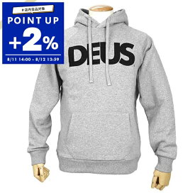 デウス・エクス・マキナ Deus Ex Machina パーカー メンズ ロゴ フーディ ［Sサイズ/Mサイズ/Lサイズ］ グレー DMF88526 GREY MARLE | コンビニ受取 ブランド【全品ポイント2倍_12日 13:59迄】