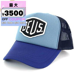 デウス・エクス・マキナ Deus Ex Machina 帽子 メンズ ロゴ メッシュキャップ マルチカラー ブルー系 DMS07875 BLUE NAVY | コンビニ受取 ブランド【最大3500円クーポン8/14 23:59迄】