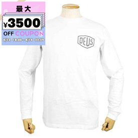デウス・エクス・マキナ Deus Ex Machina Tシャツ 長袖 メンズ バックロゴ ［Sサイズ/Mサイズ/Lサイズ］ ホワイト T-DMA61831B WHITE | コンビニ受取 ブランド【最大3500円クーポン8/14 23:59迄】