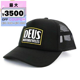 デウス・エクス・マキナ Deus Ex Machina 帽子 メンズ ロゴ メッシュキャップ ブラック DMP2271541 BLACK | コンビニ受取 ブランド【最大3500円クーポン8/14 23:59迄】