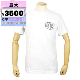 デウス・エクス・マキナ Deus Ex Machina Tシャツ メンズ 半袖 バックロゴ ［Sサイズ/Mサイズ/Lサイズ］ ホワイト T-DMW41808C WHITE | コンビニ受取 ブランド【最大3500円クーポン8/14 23:59迄】
