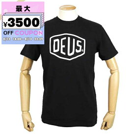 デウス・エクス・マキナ Deus Ex Machina Tシャツ メンズ 半袖 ロゴ ［Sサイズ/Mサイズ/Lサイズ］ ブラック T-DMW41808E BLACK | コンビニ受取 ブランド【最大3500円クーポン8/14 23:59迄】