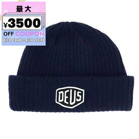 デウス・エクス・マキナ Deus Ex Machina 帽子 メンズ ロゴ ビーニー ニットキャップ ネイビー DMW47269 NAVY | コンビニ受取 ブランド【最大3500円クーポン8/14 23:59迄】